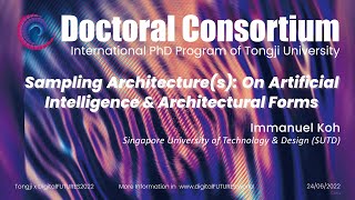Doctoral Consortium: Sampling Architecture(s): On Artificial Intelligence & Architectural Forms