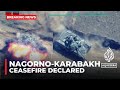 Armenian state TV: A ceasefire has been declared in the Nagorno-Karabakh region