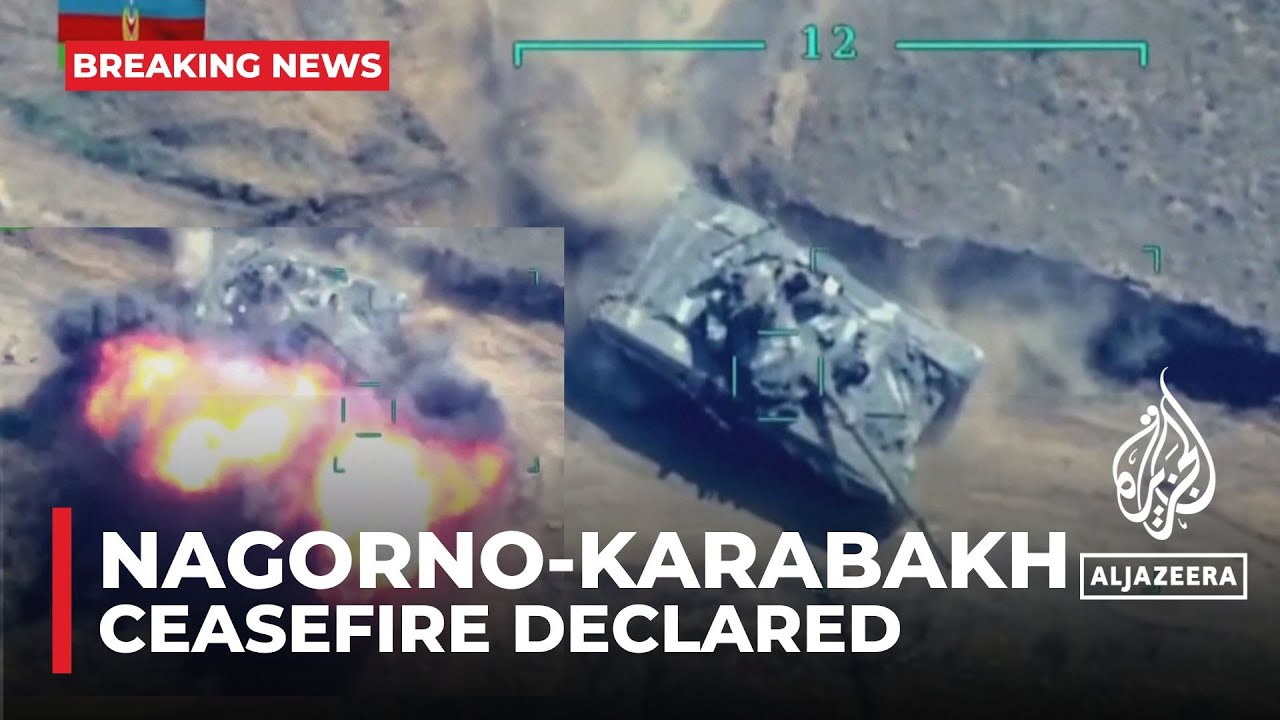 ⁣Armenian state TV: A ceasefire has been declared in the Nagorno-Karabakh region