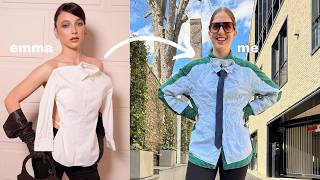 Thrift Flip On Up Shirts Into An Illusion Easy Upcycle