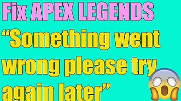 Fix Apex Legends Oops Something went wrong, please try again later ERROR 100/104 I SOLUTION 2023