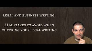 Did AI change your legal writing?