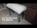 Quick Project |  Glam Hair Pin DIY Bench | Alexis Nichole