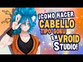 Vroid: ¡Puntas de color, pelo de Goku y cortar cabello sin borrar! | PyR #vroid #tutorial
