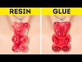 GLUE GUN VS. RESIN || Cute And Cheap Mini Crafts, DIY Jewelry And Accessories You Can Make Yourself