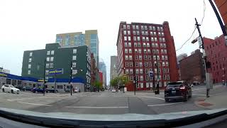 Cincinnati streets - Driving West End, OTR, Downtown, April 24, 2021
