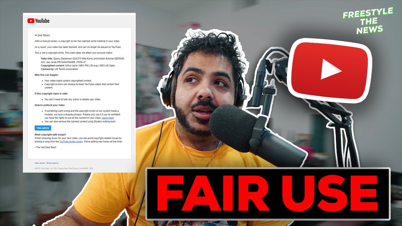 YouTube Content ID BLOCKED OUR VIDEO And WHY it's BAD for Creators - Freestyle The News 27