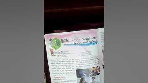 SST 3rd class Changes in neighborhood and school ICSE  by savita sharma