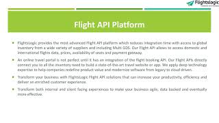 Flight API Integration - FlightsLogic