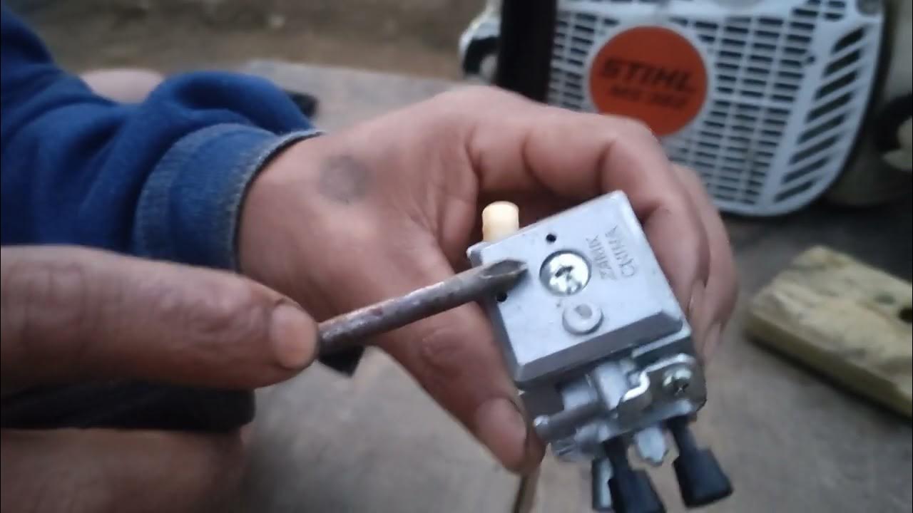 How to clean chainsaw carburetor YouTube