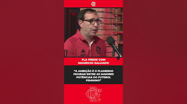 O novo técnico de futebol feminino, Maurício Salgado, foi o convidado do FlaPress