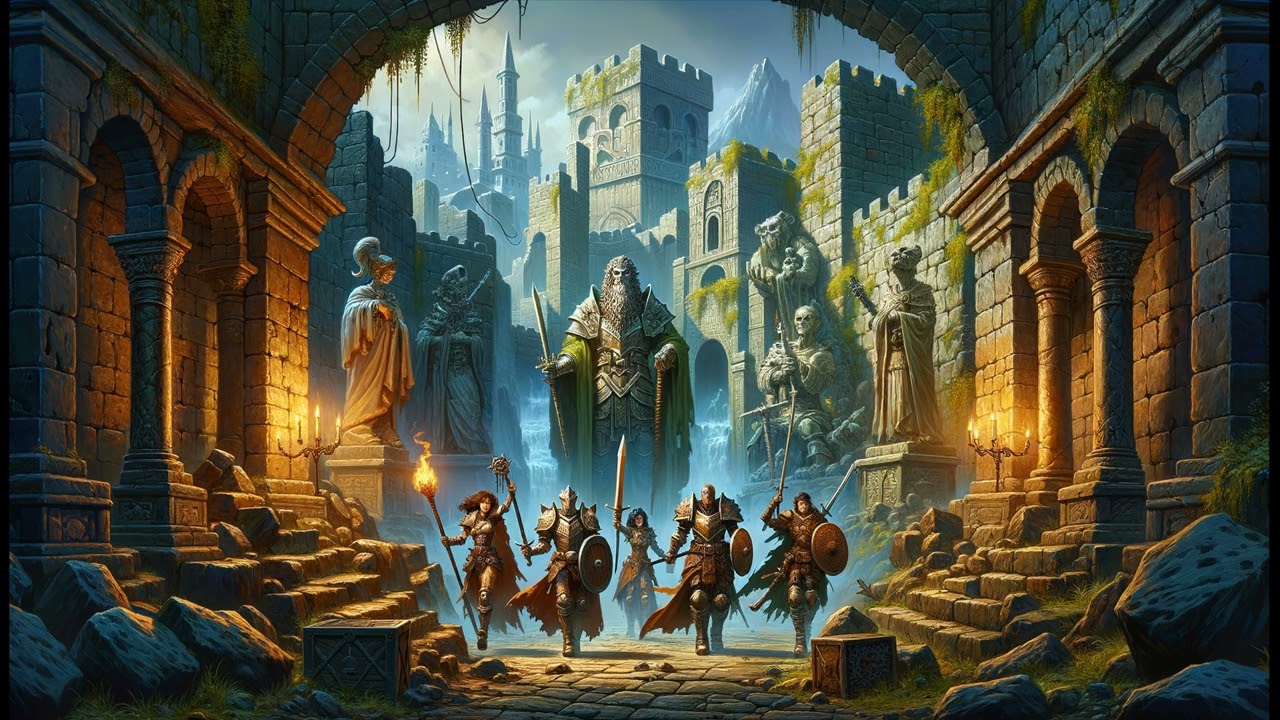 Medieval Calm Focus & Relaxation Music - Back from death kingdom