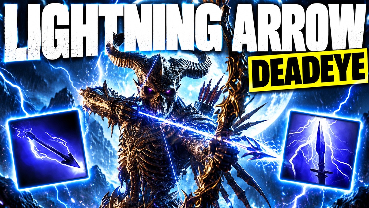 THE CRAZIEST LIGHTNING ARROW DEADEYE BUILD SO FAR! POE2 Lightning Arrow Build 0.5.5