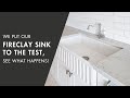 We put our fireclay sinks to the test seewhathappens