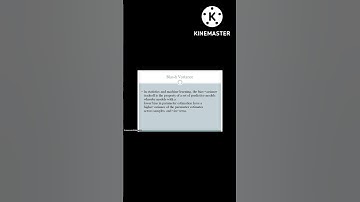 What is bias in machine learning explained #bias #machinelearning #varianceanalysis #datascience