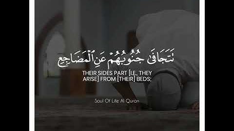 Surah As-Sajdah _ Ayah 15-16 _ Shareef Mustafa _ سورة السجدة _ شريف مصطفى