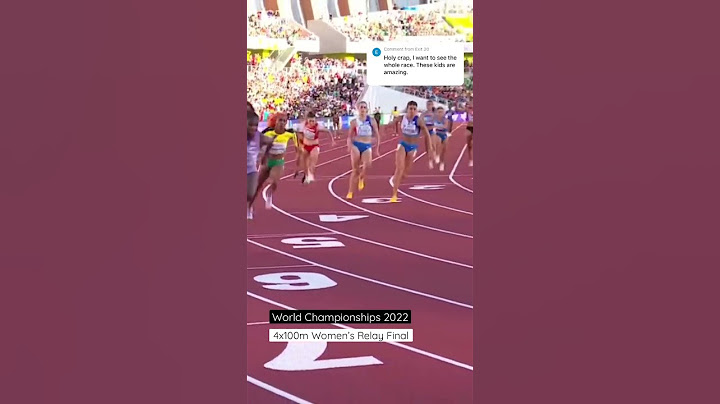 USA UPSETS JAMAICA! | Women’s 4x100m Final