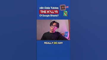 Is n8n Data Tables THE K*LL*R  of Google Sheets? #n8n #datatable #googlesheets #AI #Automation
