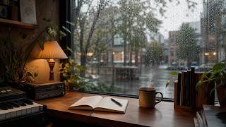 Rainy Window Jazzhop for Focus 🌧️ Warm Rhodes & Soft Boom-Bap | 1 Hour screenshot 5