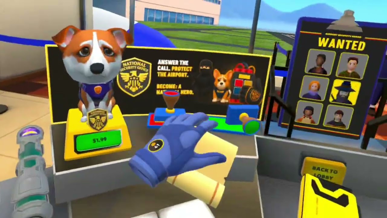 Airport security guard!