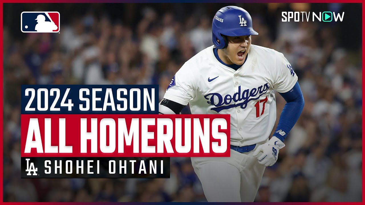 Shohei Ohtani of the Dodgers wins the home run title for the