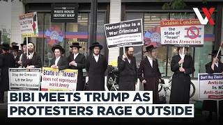 Pro-Palestinian Protesters Rally Outside White House Ahead Of Trump-Netanyahu Meeting | VERTEX