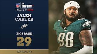 29 Jalen Carter DT Eagles Top 100 Players of 2026
