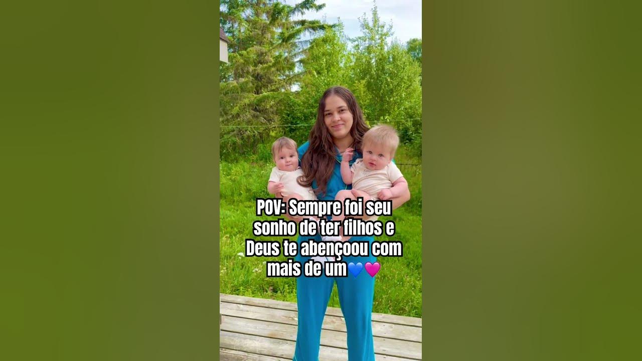 POV: Sempre foi seu sonho de ter filhos e Deus te abençoou com mais de um #gêmeos #maternidadereal