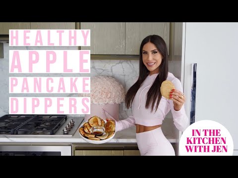 HEALTHY APPLE PANCAKES | JEN SELTER | IN THE KITCHEN WITH JEN