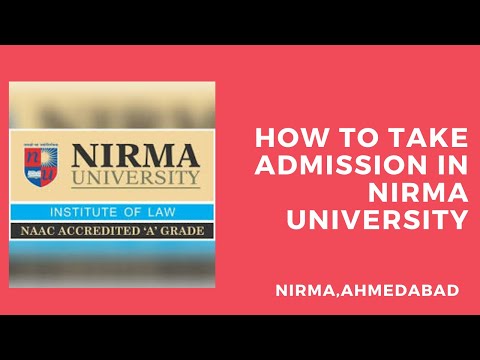 How to take admission in Nirma University: GUCET Cutoff