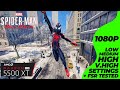 Marvel's Spider-Man: Miles Morales - RX 5500 XT + i7 4770 | All Settings Tested