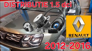 Cum Schimbam Kit Distributie Corect , Dacia Duster ,Renault 1.5 Dci , Timing Belt 2012-2016