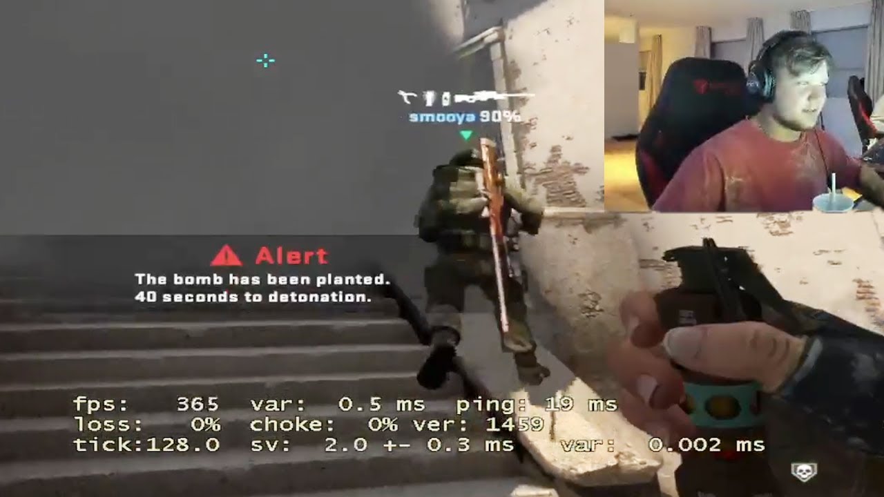 s1mple trolls smooya