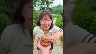 Try the candy challenge with special milk and chili pepper  Celano ice cream, super de...#food #cute