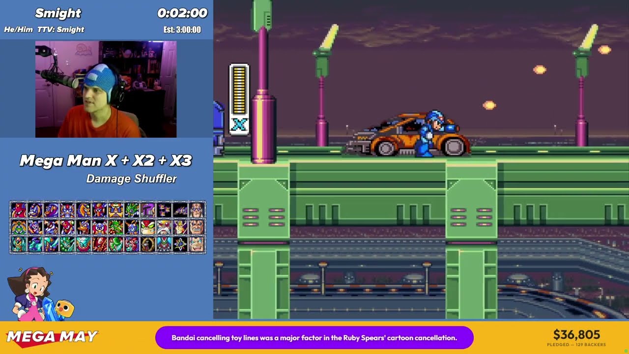 Mega Man X + X2 + X3 - Damage Shuffler w/ Smight - Mega May - YouTube