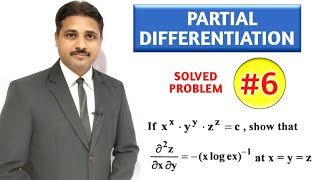 PARTIAL DIFFERENTIATION MULTIVARIABLE CALCULUS LECTURE 6 IN HINDI @TIKLESACADEMY