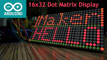 16x32 LED Matrix Display Module with Arduino - ICStation.com