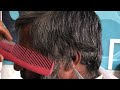 Old man haircutting transformation with asmr relaxing sound old man hair style