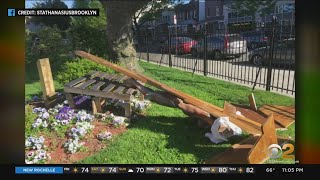 NYPD Hate Crimes Task Force Investigating Vandalism At Brooklyn Church