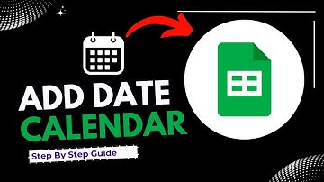 how to add date calendar in google sheets (Step By Step Guide)