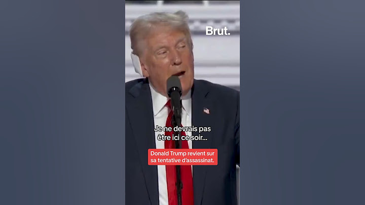 Donald Trump revient sur sa tentative d’assassinat.