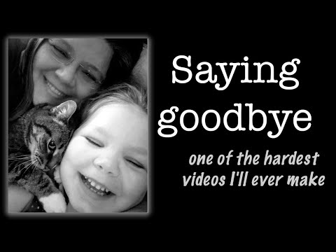 Saying GOODBYE - The hardest video I've ever made.