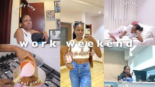 Week In The Life Of A Lagos Doctor | online courses, visiting family, meal prep, shopping, burnout