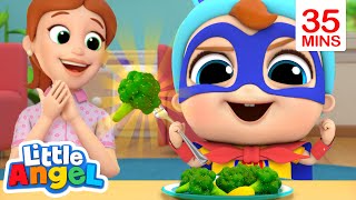 Yes Yes I Love Vegetables! | Little Angel Kids Songs \& Nursery Rhymes