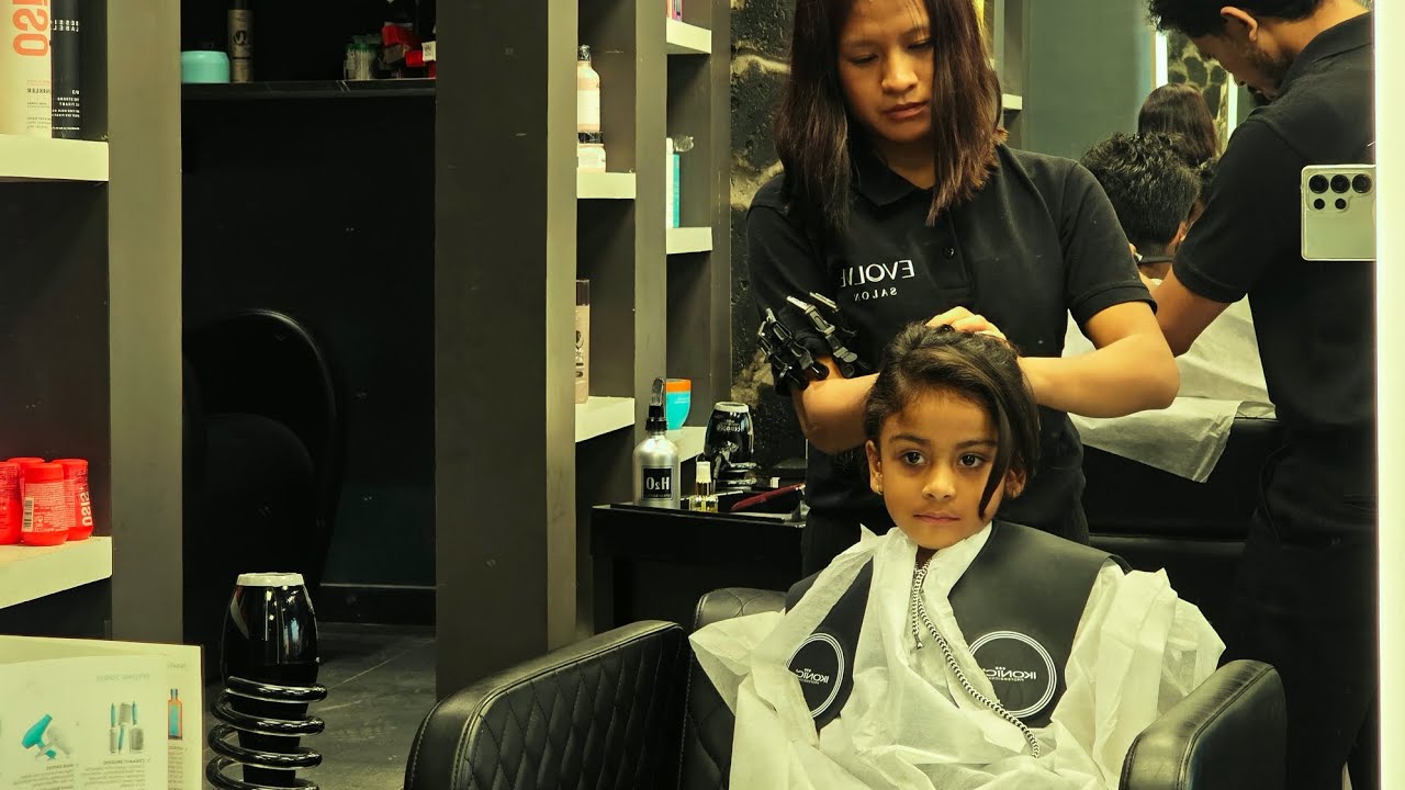 Pre birthday planing start Mishita cut her hair 