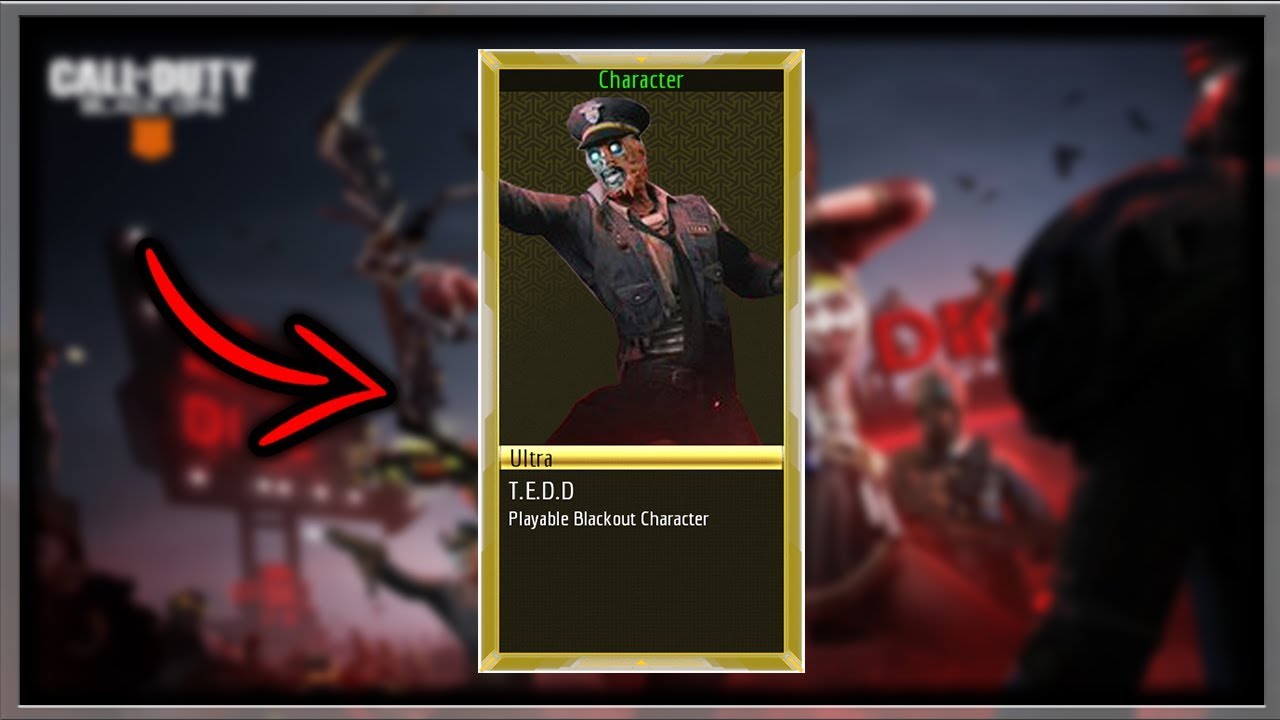 How To Unlock TEDD In Blackout! TEDD Unlockable In Blackout! (He's A Special Order?!)