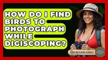How Do I Find Birds To Photograph While Digiscoping? - Bird Watching Diaries