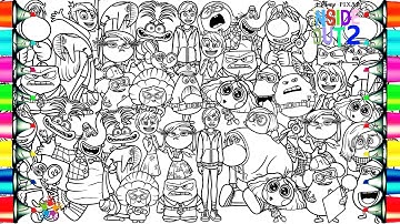 Inside Out 2 Coloring Pages Mix / How To Color All Characters from Inside Out 2 / NCS Music