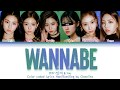 ITZY (있지) 'WANNABE' (6 members & karaoke ver.) [Color coded Han|Rom|Eng]