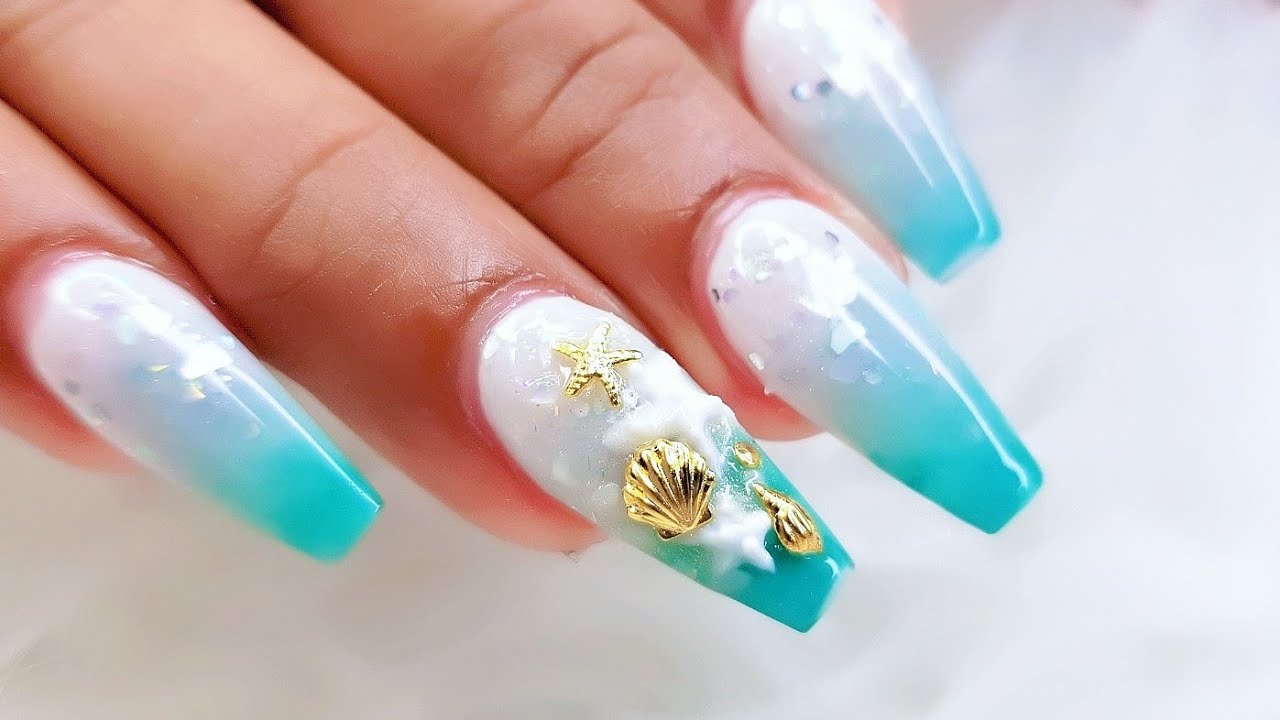 Uñas Acrilicas Nail Art Paso a paso Estrella de mar en Gel/ Colores de  temporada y más vendibles. - thptnganamst.edu.vn